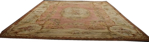 French antique carpet SAVONNERIE 350X440 cm
